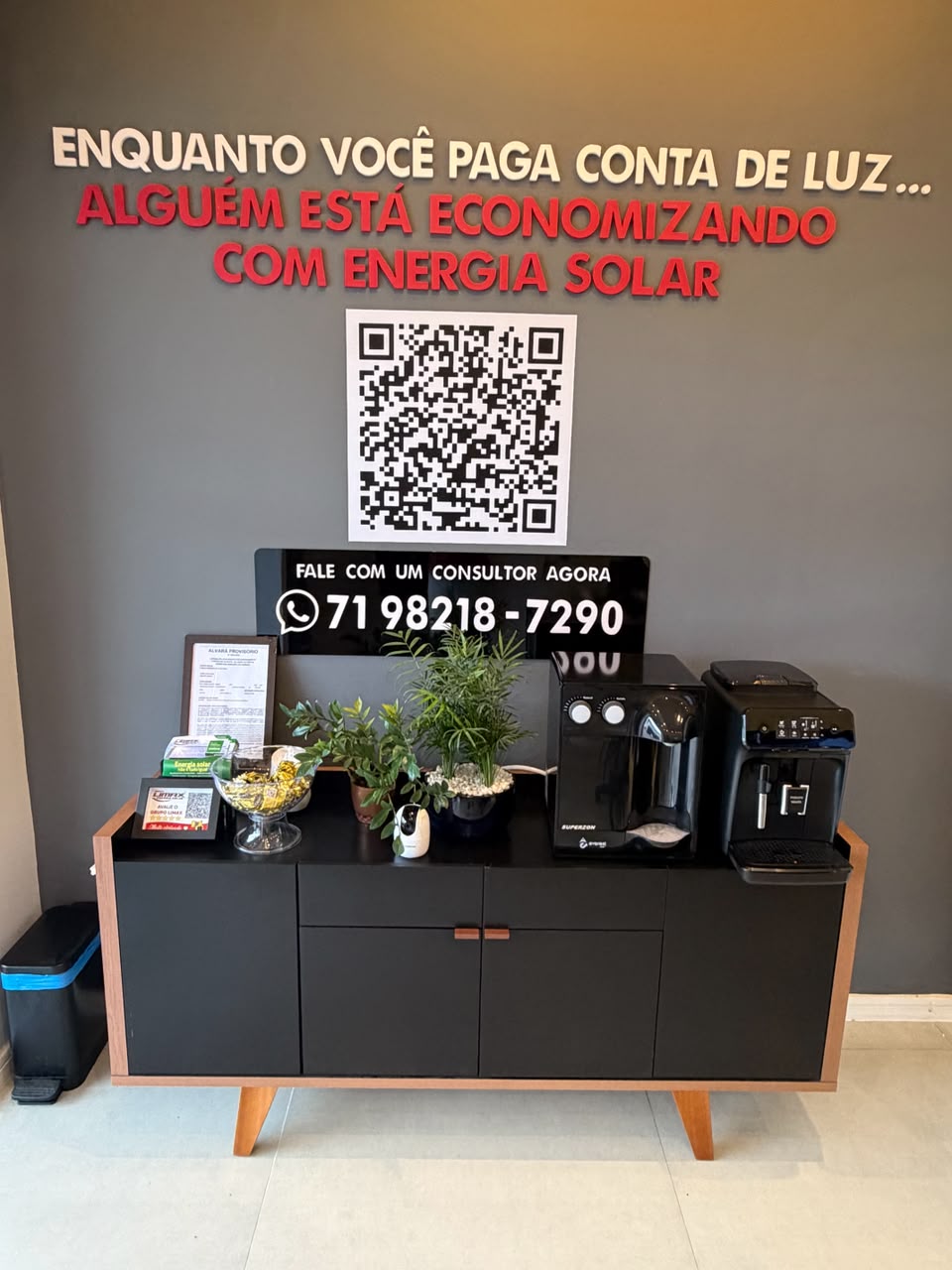 Espaço de atendimento ao consultor Limax Energia Solar